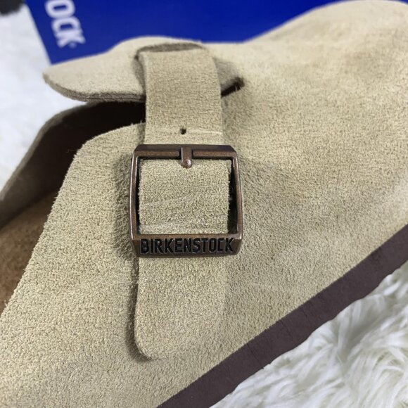 Birkenstock Boston taupe suede mule clogs - Picture 9 of 9